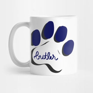 Butler Bulldogs Paw Print Mug